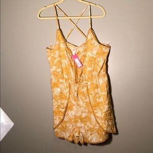 Target brand Flower printed romper